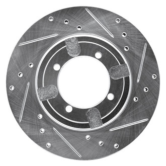 DFC® - Premium Drilled and Slotted Front Passenger Side Brake Rotor