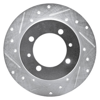 DFC® - Premium Drilled and Slotted Rear Driver Side Brake Rotor
