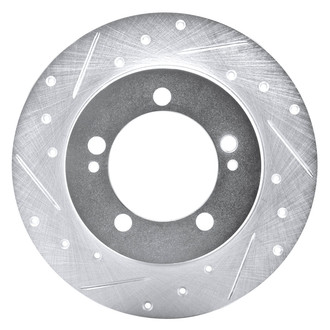 DFC® - Premium Drilled and Slotted Rear Driver Side Brake Rotor