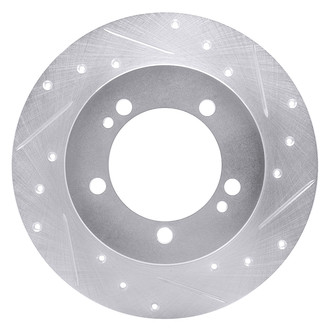 DFC® - Premium Drilled and Slotted Rear Passenger Side Brake Rotor