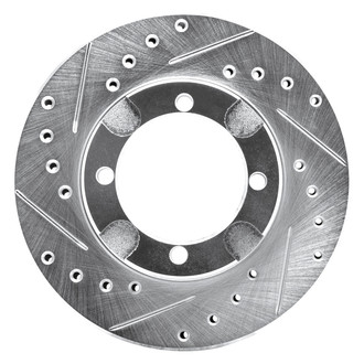 DFC® - Premium Drilled and Slotted Front Driver Side Brake Rotor