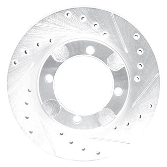 DFC® - Premium Drilled and Slotted Front Passenger Side Brake Rotor