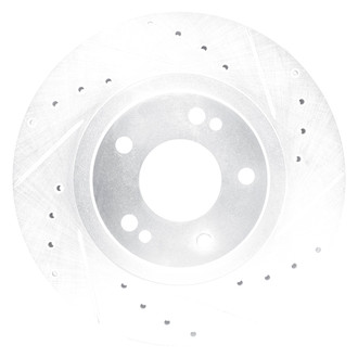 DFC® - Premium Drilled and Slotted Front Passenger Side Brake Rotor