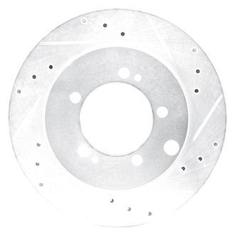 DFC® - Premium Drilled and Slotted Rear Passenger Side Brake Rotor