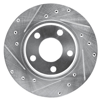 DFC® - Premium Drilled and Slotted Front Driver Side Brake Rotor