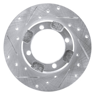 DFC® - Premium Drilled and Slotted Front Driver Side Brake Rotor