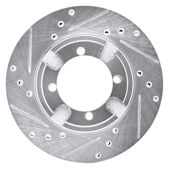 DFC® - Premium Drilled and Slotted Front Driver Side Brake Rotor