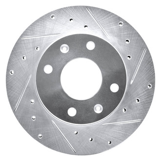 DFC® - Premium Drilled and Slotted Front Passenger Side Brake Rotor