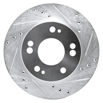 DFC® - Premium Drilled and Slotted Front Passenger Side Brake Rotor
