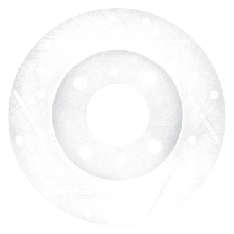 DFC® - Premium Drilled and Slotted Front Driver Side Brake Rotor