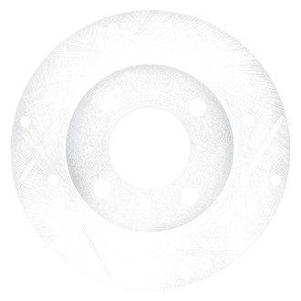 DFC® - Premium Drilled and Slotted Front Passenger Side Brake Rotor