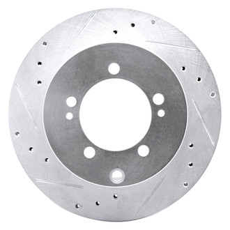 DFC® - Premium Drilled and Slotted Rear Driver Side Brake Rotor