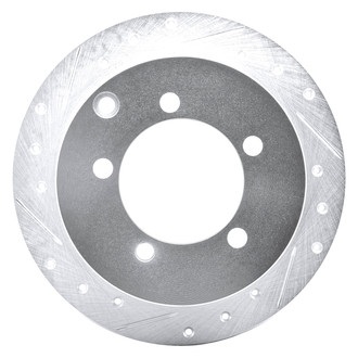 DFC® - Premium Drilled and Slotted Rear Driver Side Brake Rotor