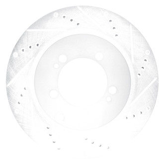 DFC® - Premium Drilled and Slotted Rear Passenger Side Brake Rotor