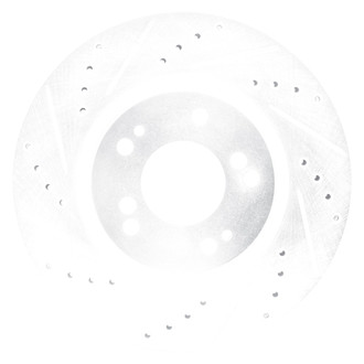 DFC® - Premium Drilled and Slotted Front Driver Side Brake Rotor