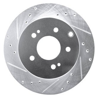 DFC® - Premium Drilled and Slotted Rear Driver Side Brake Rotor