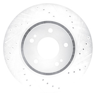 DFC® - Premium Drilled and Slotted Front Passenger Side Brake Rotor