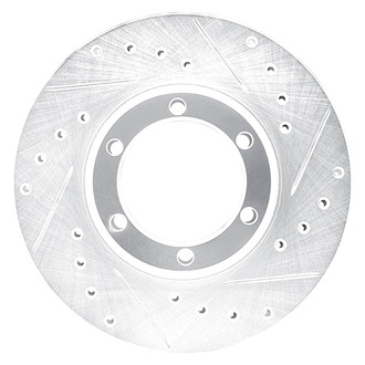 DFC® - Premium Drilled and Slotted Front Passenger Side Brake Rotor
