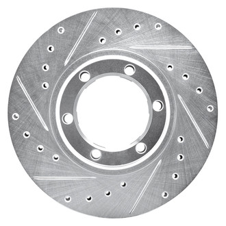 DFC® - Premium Drilled and Slotted Front Driver Side Brake Rotor