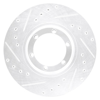 DFC® - Premium Drilled and Slotted Front Driver Side Brake Rotor