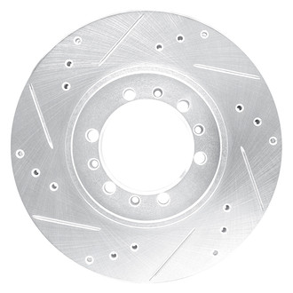 DFC® - Premium Drilled and Slotted Front Driver Side Brake Rotor