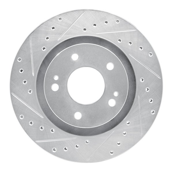 DFC® - Premium Drilled and Slotted Front Brake Rotor