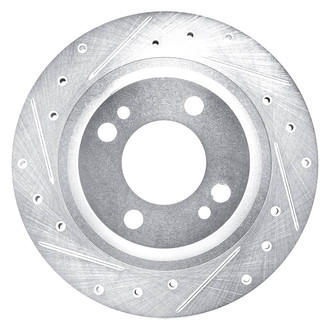 DFC® - Premium Drilled and Slotted Front Driver Side Brake Rotor