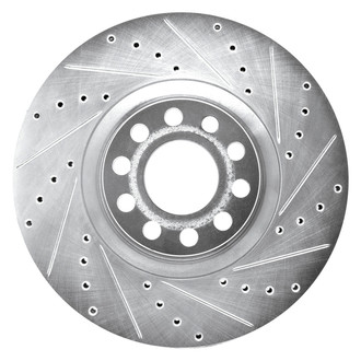 DFC® - Premium Drilled and Slotted Front Passenger Side Brake Rotor