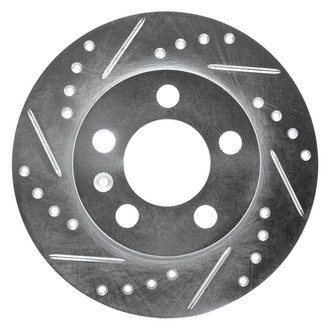DFC® - Premium Drilled and Slotted Rear Driver Side Brake Rotor