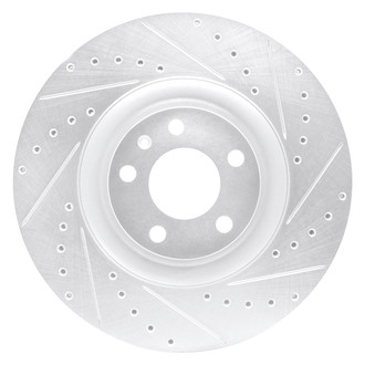 DFC® - Premium Drilled and Slotted Front Passenger Side Brake Rotor