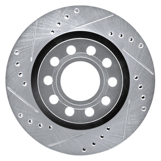 DFC® - Premium Drilled and Slotted Rear Driver Side Brake Rotor