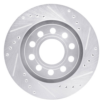 DFC® - Premium Drilled and Slotted Rear Passenger Side Brake Rotor