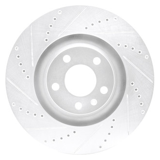 DFC® - Premium Drilled and Slotted Front Driver Side Brake Rotor