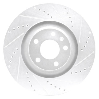 DFC® - Premium Drilled and Slotted Front Passenger Side Brake Rotor