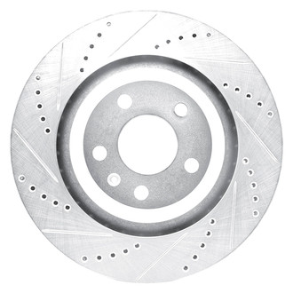 DFC® - Premium Drilled and Slotted Rear Driver Side Brake Rotor