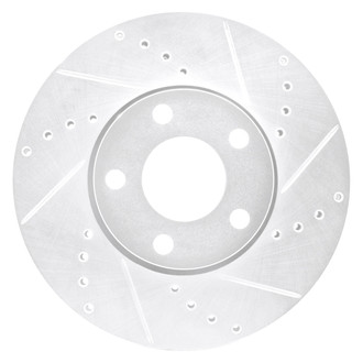 DFC® - Premium Drilled and Slotted Front Passenger Side Brake Rotor