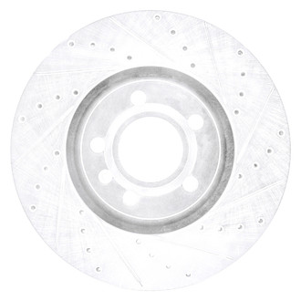 DFC® - Premium Drilled and Slotted Front Passenger Side Brake Rotor