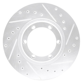 DFC® - Premium Drilled and Slotted Rear Passenger Side Brake Rotor