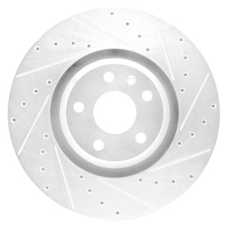 DFC® - Premium Drilled and Slotted Front Passenger Side Brake Rotor