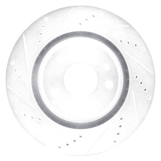 DFC® - Premium Drilled and Slotted Rear Driver Side Brake Rotor
