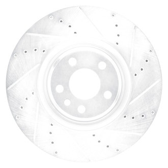 DFC® - Premium Drilled and Slotted Front Passenger Side Brake Rotor