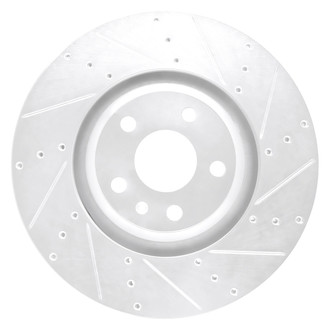 DFC® - Premium Drilled and Slotted Front Passenger Side Brake Rotor