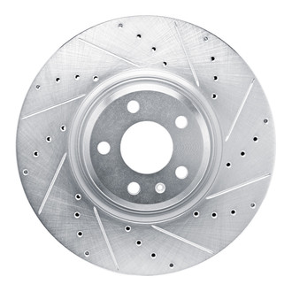 DFC® - Premium Drilled and Slotted Front Passenger Side Brake Rotor