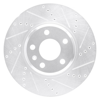 DFC® - Premium Drilled and Slotted Front Passenger Side Brake Rotor