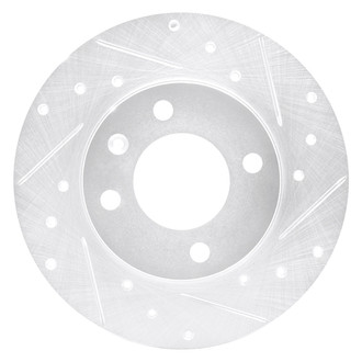 DFC® - Premium Drilled and Slotted Front Passenger Side Brake Rotor