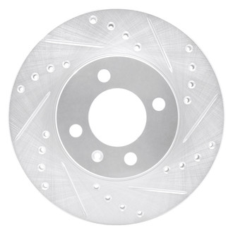 DFC® - Premium Drilled and Slotted Front Passenger Side Brake Rotor