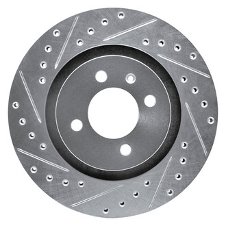 DFC® - Premium Drilled and Slotted Front Driver Side Brake Rotor