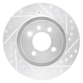 DFC® - Premium Drilled and Slotted Front Passenger Side Brake Rotor