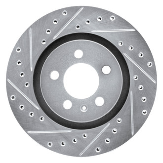 DFC® - Premium Drilled and Slotted Front Driver Side Brake Rotor