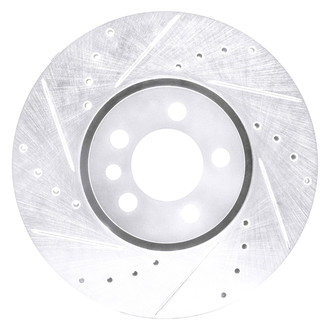 DFC® - Premium Drilled and Slotted Front Driver Side Brake Rotor